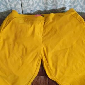 Work casual pants.mustard yellow
